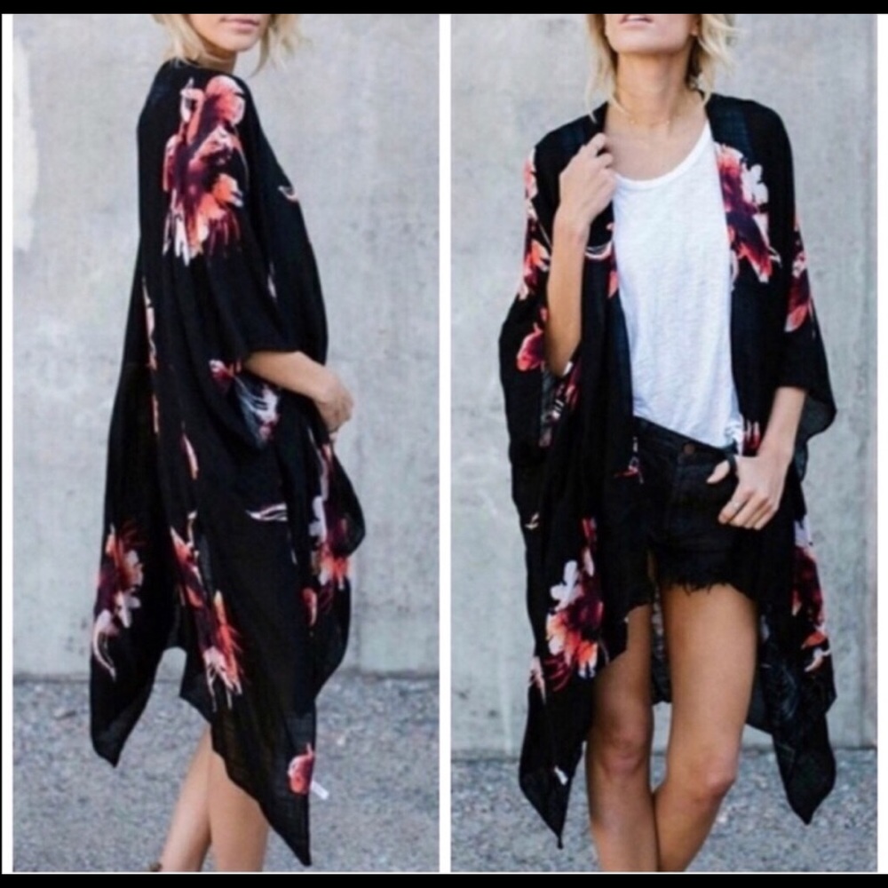 ARRIVED!!! Floral print kimono